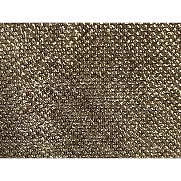 Jessica McClintock Glitter & Shine Evening Clutch Handbag Gold Satin Lining - Picture 3 of 12